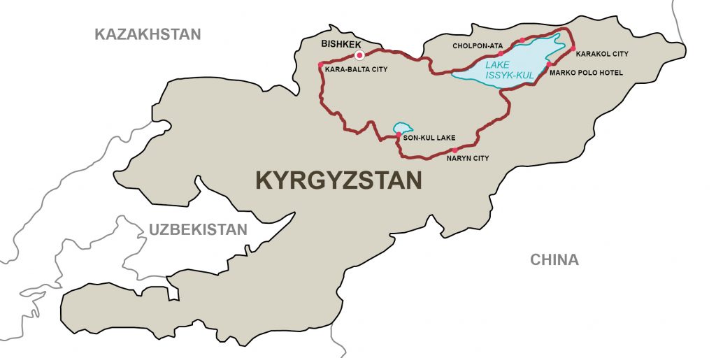 12 Tage Motorradreise in Kirgistan – „Auf den Spuren der Nomaden“